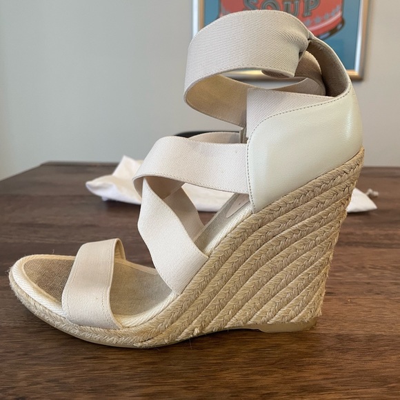 Club Monaco Wedge Sandal Sz 40 - Picture 7 of 11